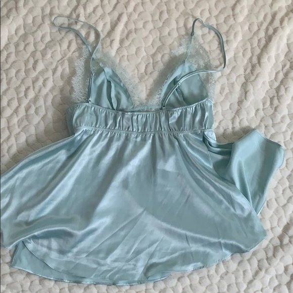 VERY SEXY Chantilly Lace Satin Babydoll Slip - Picture 9 of 10